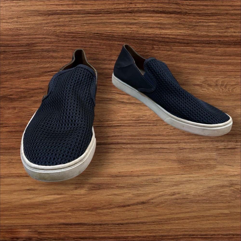 OluKai Pehuea Women's Navy Mesh Slip On Sneakers‎ US W10 EUR 40